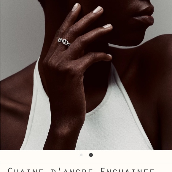 *NEW IN BOX* HERMES Chain D’Ancre Enchainee Ring, Small Model - 100% authentic - Picture 2 of 3